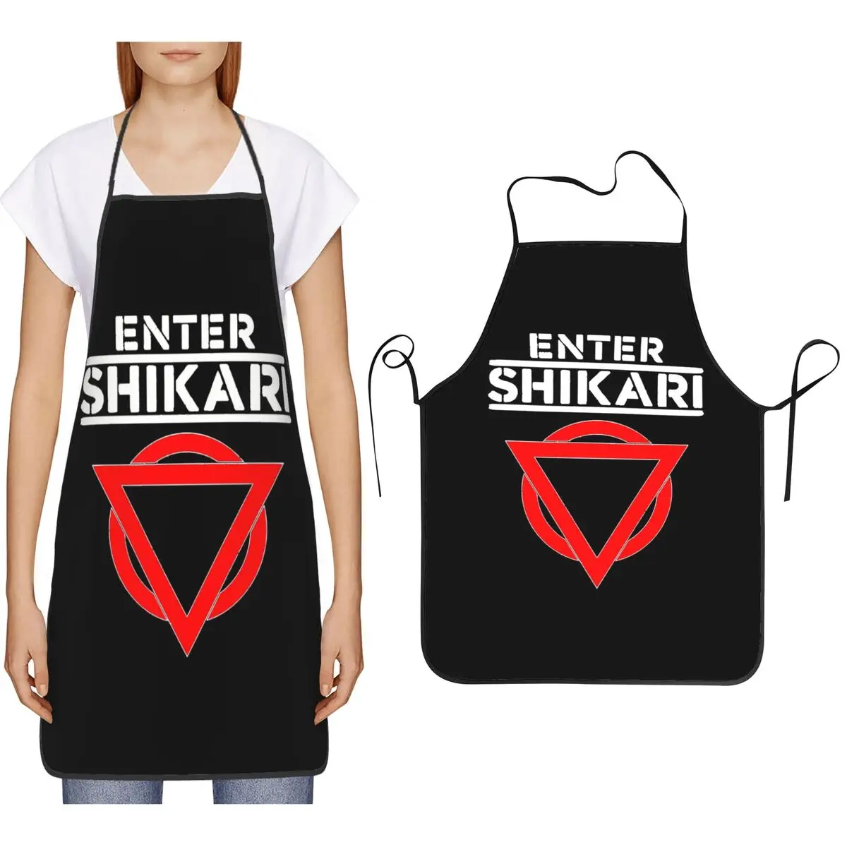 Enter Shikari Rock Band Graphic Aprons Chef Cooking Baking Tablier Bib Kitchen Cleaning Pinafore for Women Men Painting