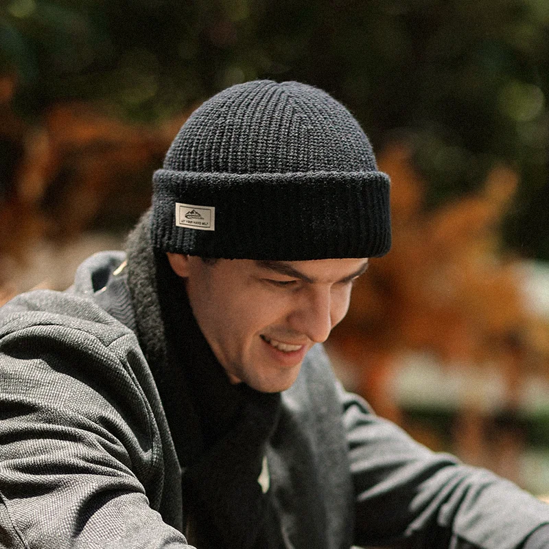 Knitted Hat Winter Cotton Thickened Cold Hat  Outdoor Cycling Warm Cap Hat Mask 2 in 1 Full Face Protection Cap Earmuffs Hat