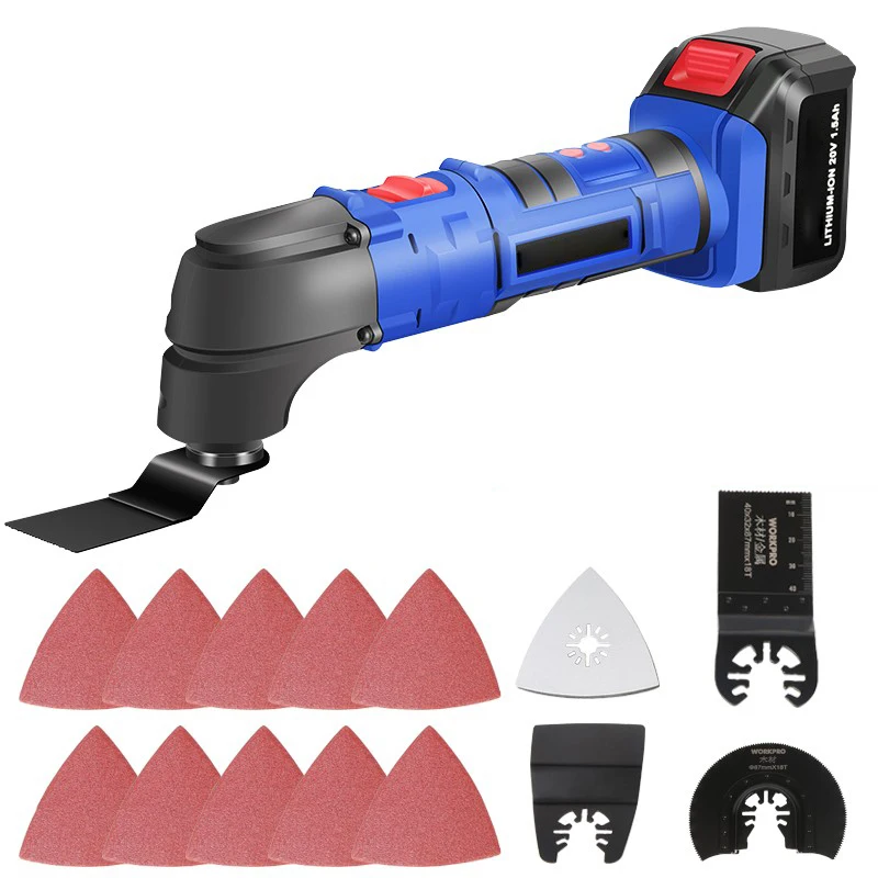 Electric Multifunction Oscillating Tool Kit Multitools Lithium-ion Oscillating Tools Electric Trimmer Saw