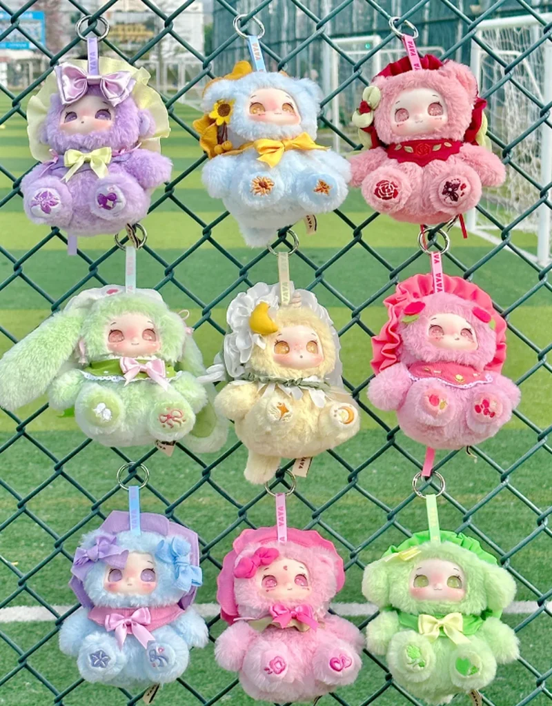 YAYA Yaya Garden Xiao Bao سلسلة مفاتيح من الراتنج على شكل صندوق أعمى هدية قابلة للجمع لتزيين الدمية للفتيات #3