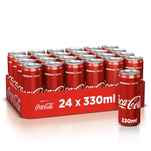 Coca Cola kohlensäure haltiges Getränk in einer Dose 24x330ml-Coca-Cola