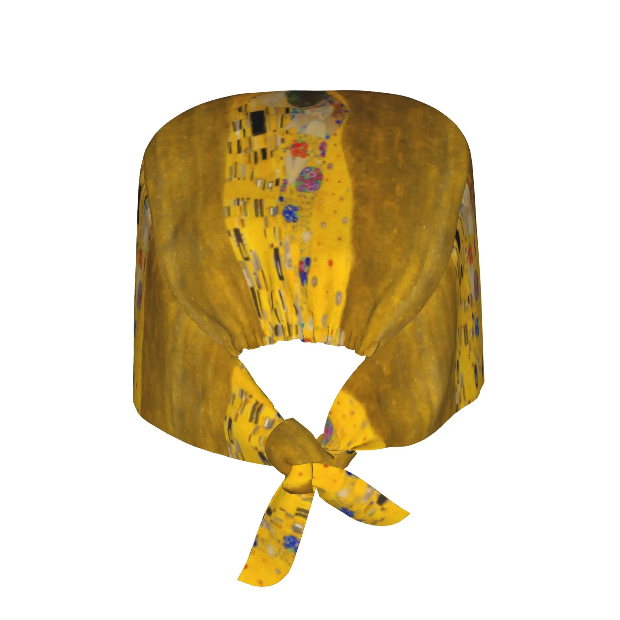 The Kiss By Gustav Klimt Working Hat Women Men Symbolism Art Scrub Caps Scrub Nursing Doctor Surgeon Cap for Nurse