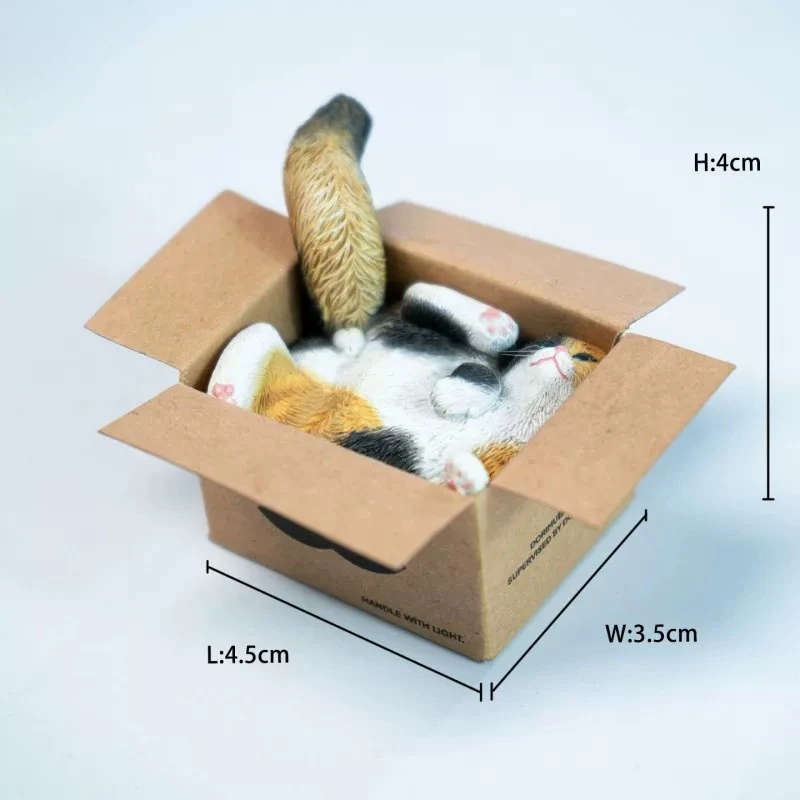 

Pre-sale JXK 1/6 Scale Various Types of Kittens Express Cat Handmade Cute Cat Dolls Model for Desktop Ornaments Gift