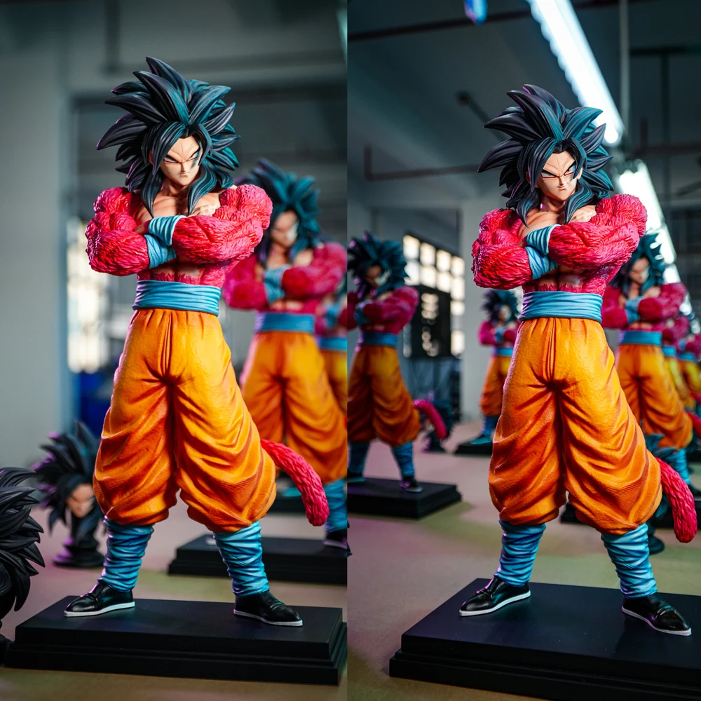 

Anime Dragon Ball 32CM Son Goku SSJ4 Statue Super Saiyan 4 Goku Statue PVC Activity Doll Model Toy Boy Birthday Gift Collection