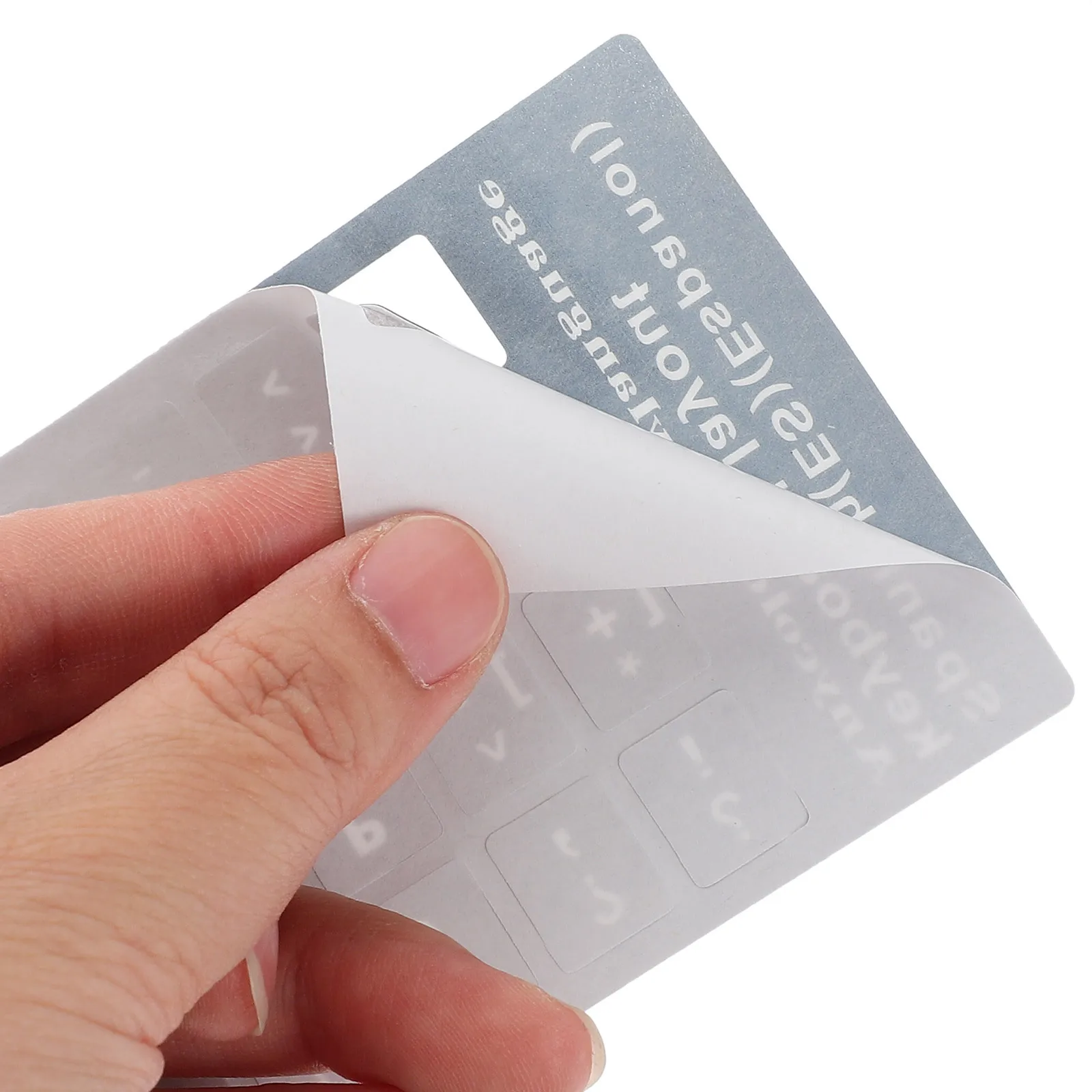 

6-листые водонепроницаемые наклейки на клавиатуру, многоязычная прочная замена ПВХ, наклейка на клавиатуру ноутбука компьютера