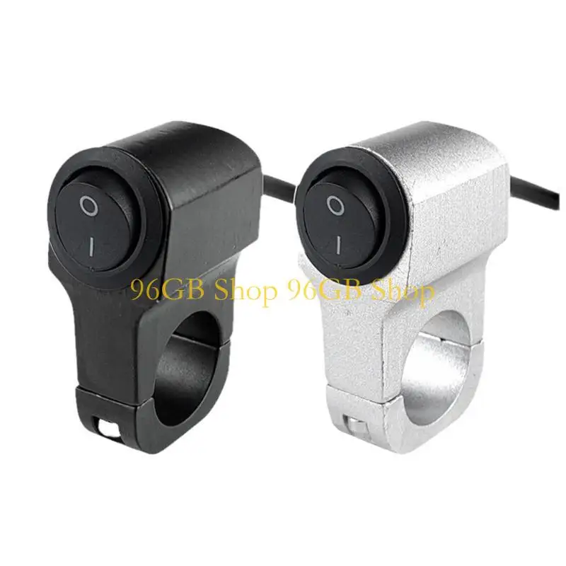 

Переключатели включения/выключения 96 ГБ, алюминиевые переключатели управления фарами на руле мотоцикла, 22 мм