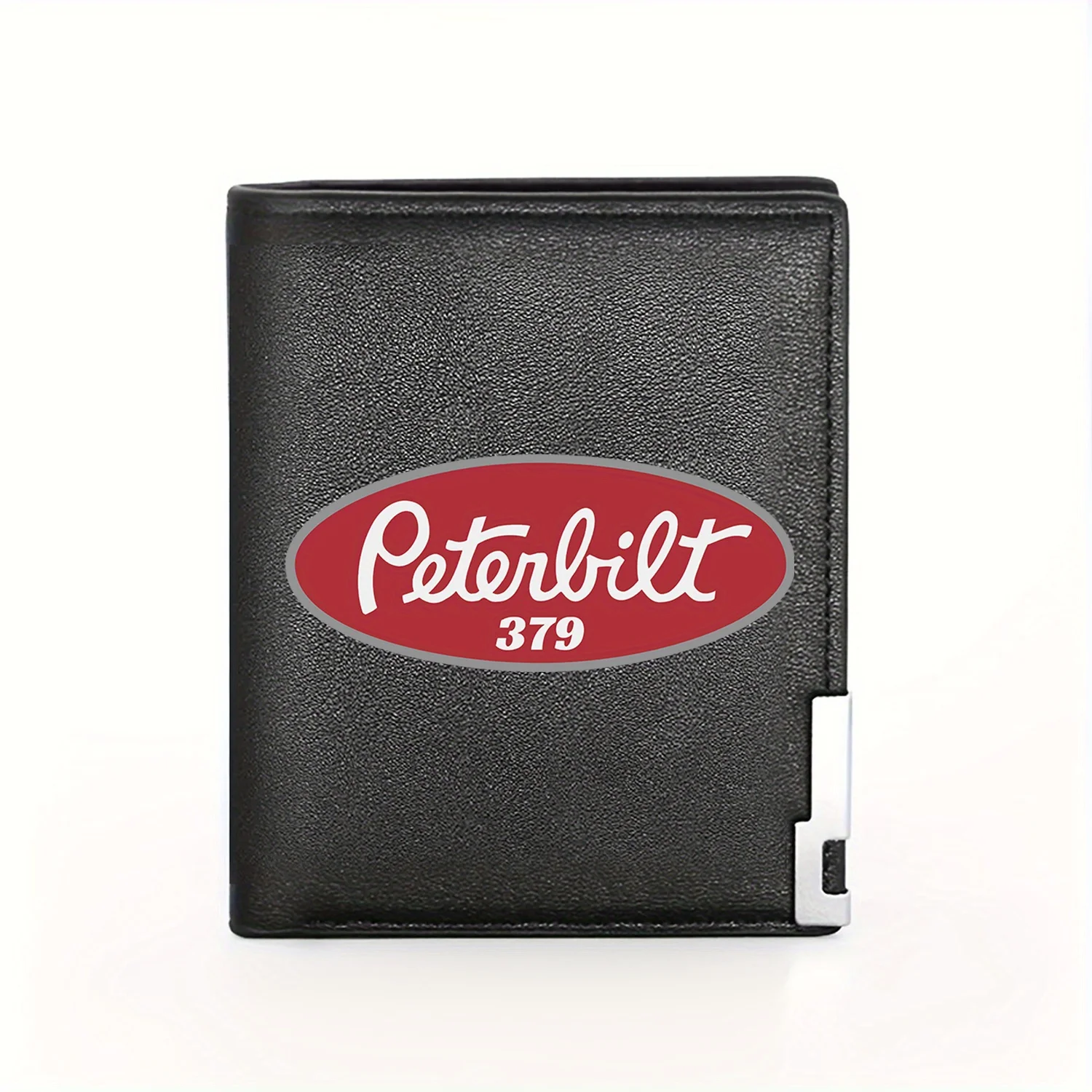 

Peterbilt 379 Logo Stylish Truck Design Business Mens Casual Elegant Simple Practical Quality Wallet Stylish Printing Graphic Cr