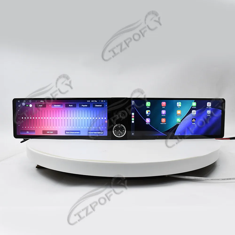 12.3 Inch Dual Screen Car Radio Android For Honda Spirior 2009-2013 CarPlay Multimedia Video Player Car GPS Navigation Stereo