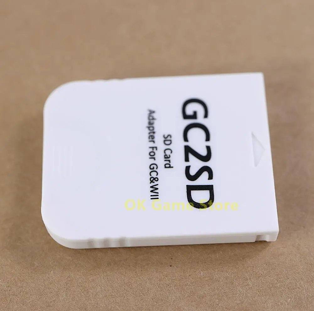 استبدال GC2SD مايكرو SD قارئ بطاقات محول الذاكرة TF بطاقة محول ل NGC ولوى لعبة وحدة التحكم #3
