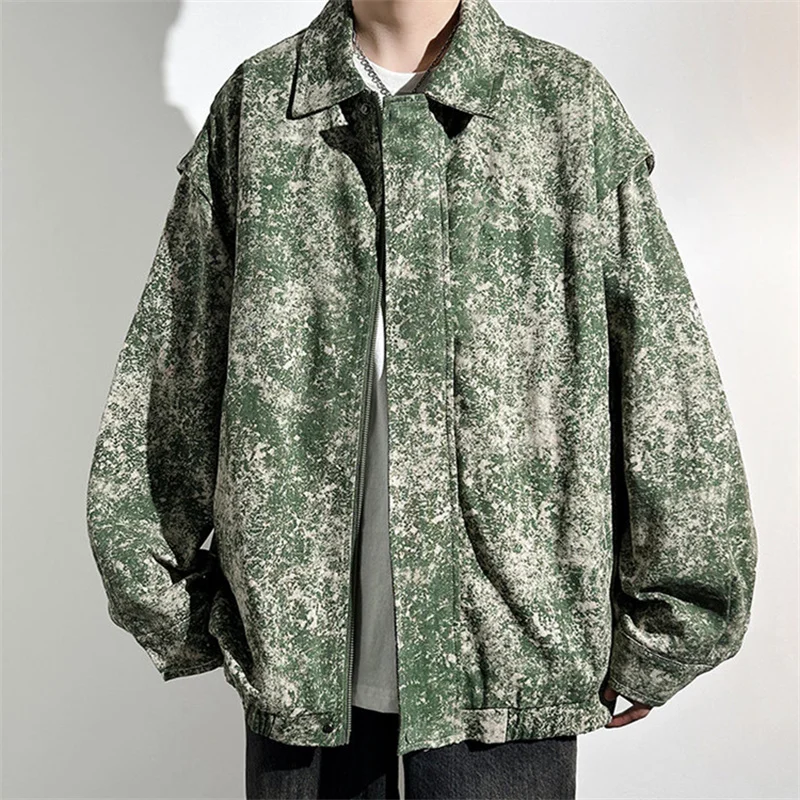 Veste camouflage rétro pour homme, haut décontracté, manteau polyvalent confortable, nouvelle tendance de la mode américains, automne 2023