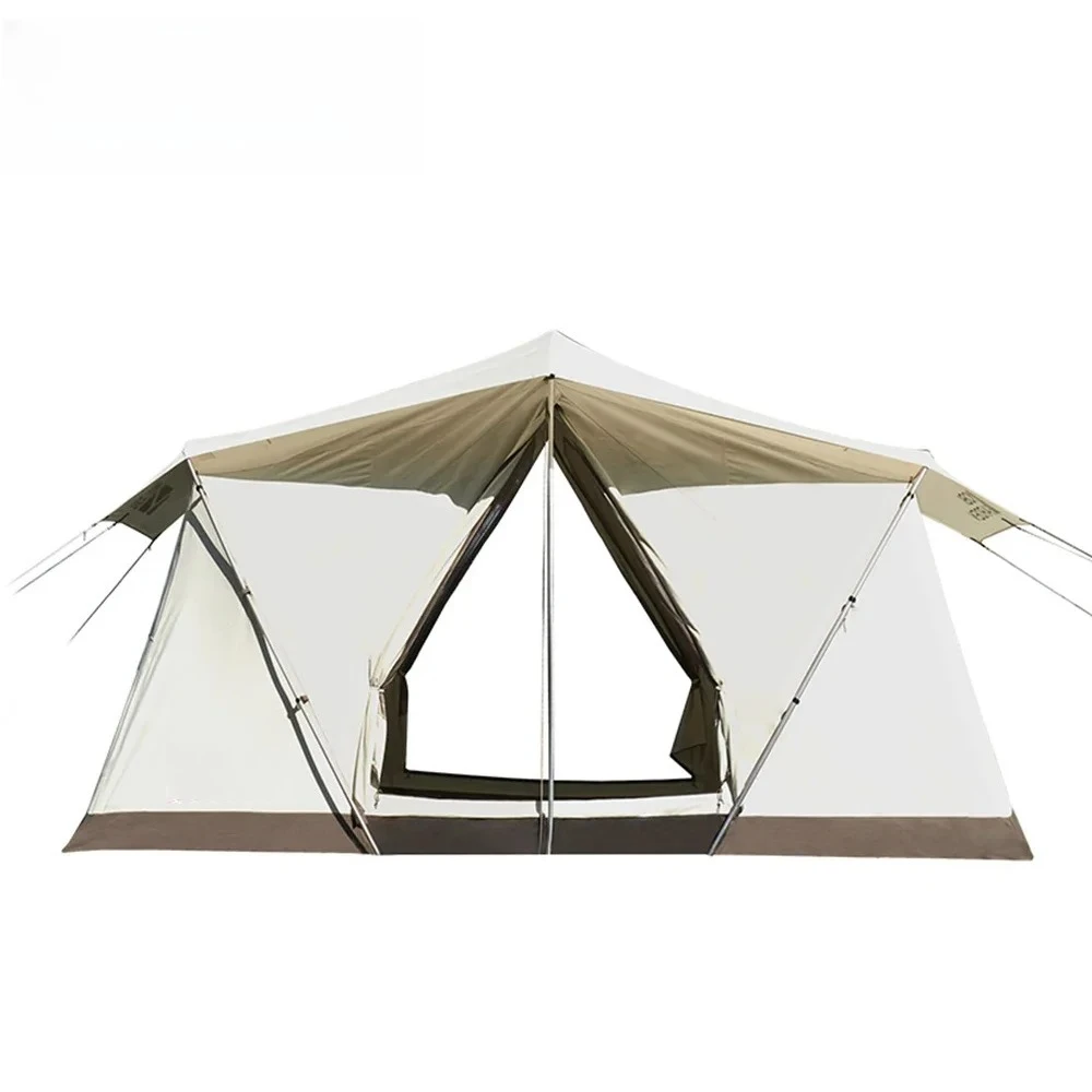 Mobi Garden Camping Era205 خيمة قطنية Glamping مساحة واسعة غشاء قماش مزدوج مقاوم للماء واقي من الشمس للسيارة بثلاثة مقاعد
