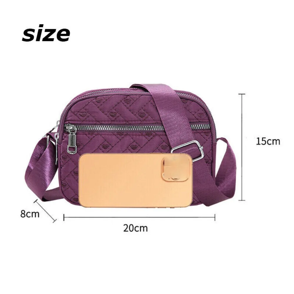 Women Casual Cross Body Small Messenger Bag Handbag Shoulder Over Bags Fashion Women\'s Lightweight Underarm Bag