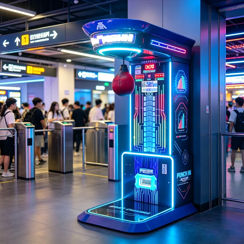 Boxing Machine Arcade - Máquina de Arcade de Prueba de