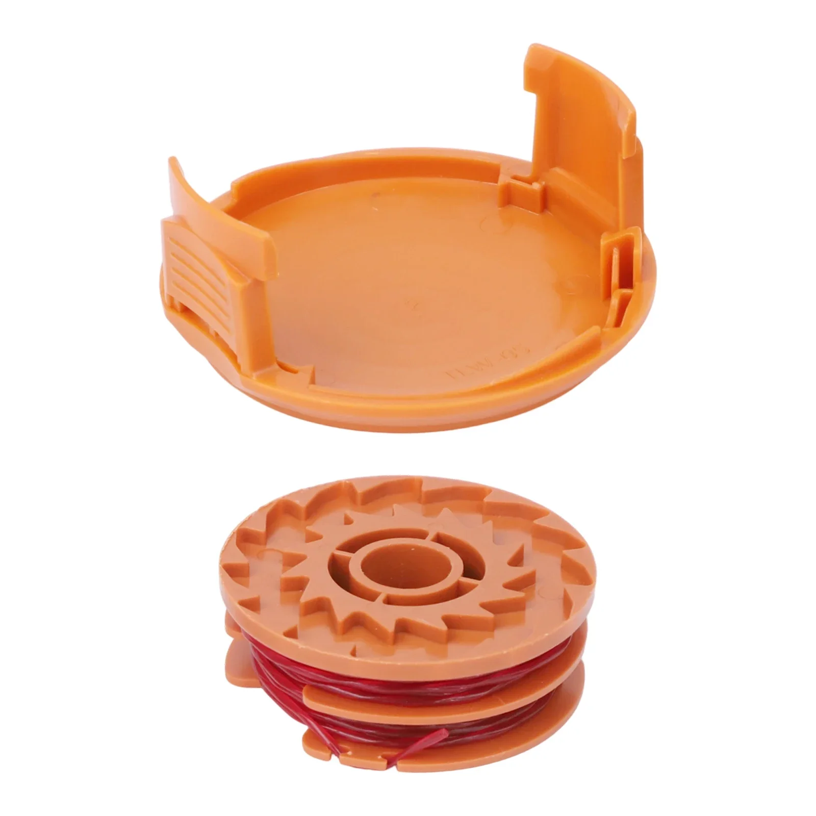 Spool Kit for WORX WG105 WG118 Trimmer Models Pre Wound Nylon Spool and Easy to Snap Cover for Quick Replacement