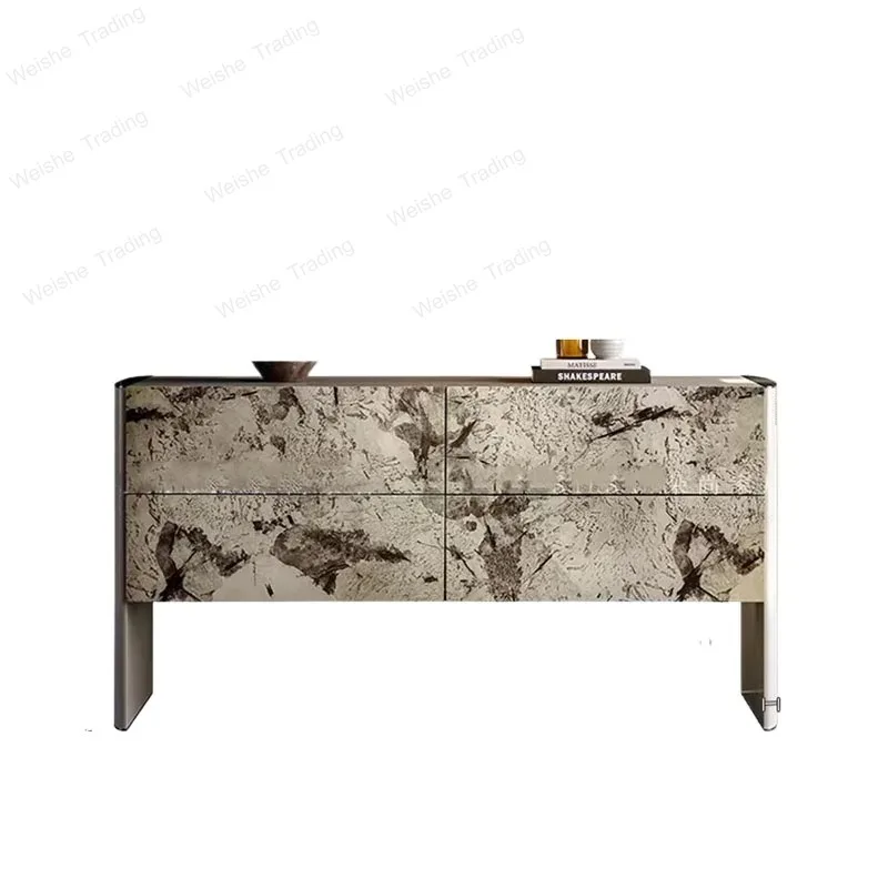 

Design Simple Living Room Cabinets Aesthetic Elegant Luxury Glamour Display Cabinet Creative Storage Cassettiera Home Furniture
