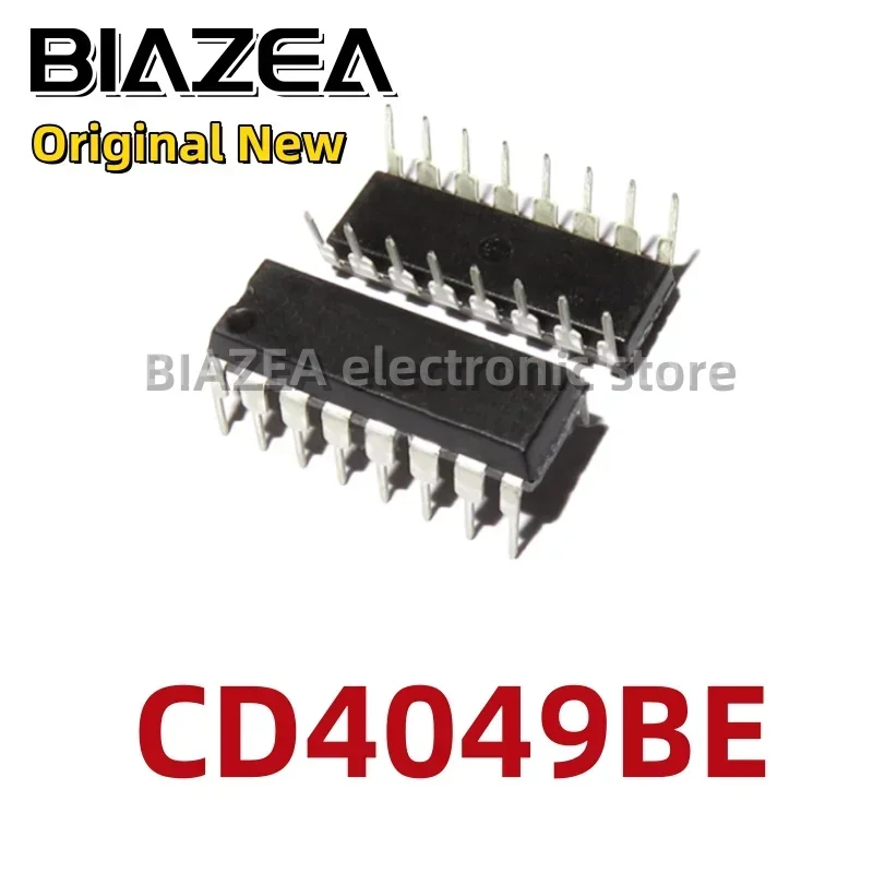 5piece CD4049BE CD4049UBE DIP-16