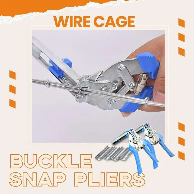 Hog Ring Plier Tool and 600pcs M Clips Staples Chicken Mesh Cage Wire Fencing Caged Clamp Poultry Supplies Mesh Clip Dropship