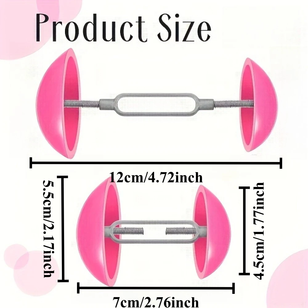 2PCS Mini Shoe Stretchers, Adjustable Width Extenders, Portable Shoe Stands Universal shoe support