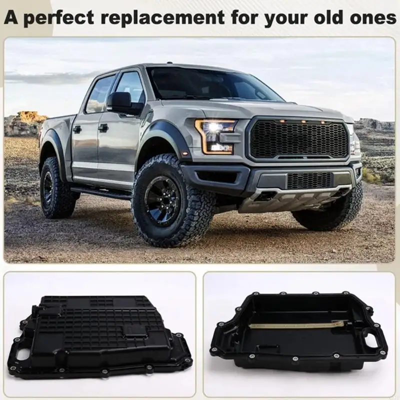 

Plastic Gearboxes Oil Pan for 8F35 Transmission System JM5P7G004BA Replacement X37F