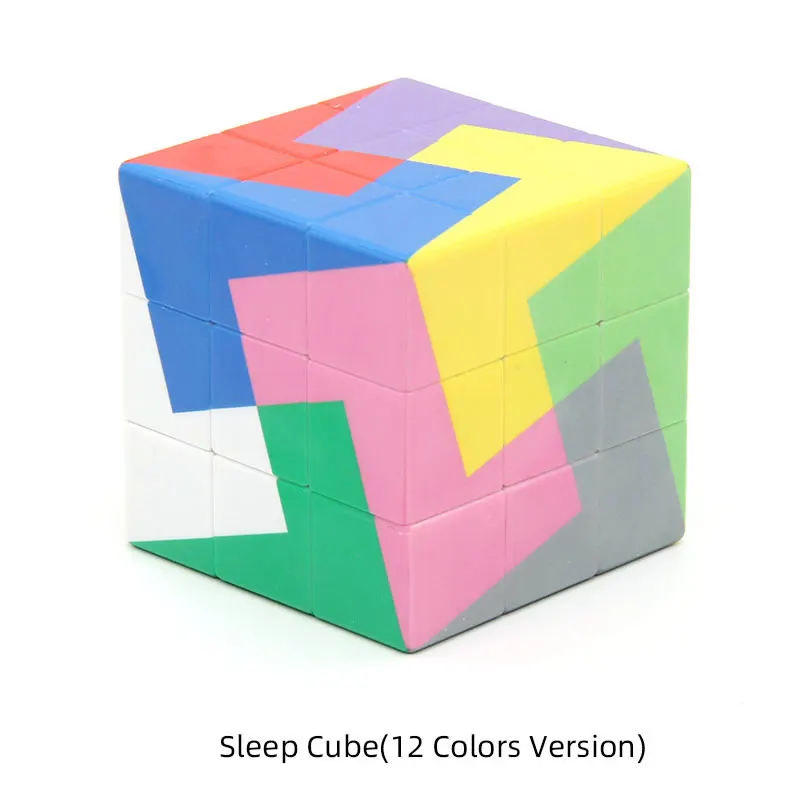 Sleep Cube Merry Christmas 3x3x3 Magic Cube With Snow Speed Twisty Puzzle Brain Teasers Antistress Educational Toys