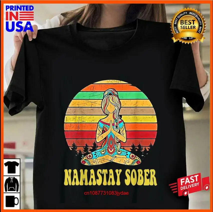 Футболка Namastay Sober NA AA 12 Step