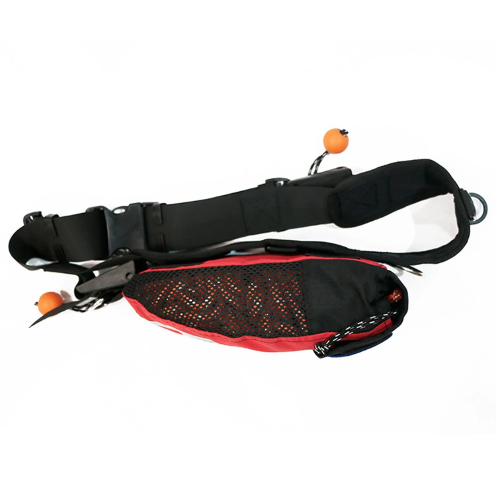

Waist Rescue Bag Cordura Textile Water Rescue Throw Bag High Visibility Compact and Portable