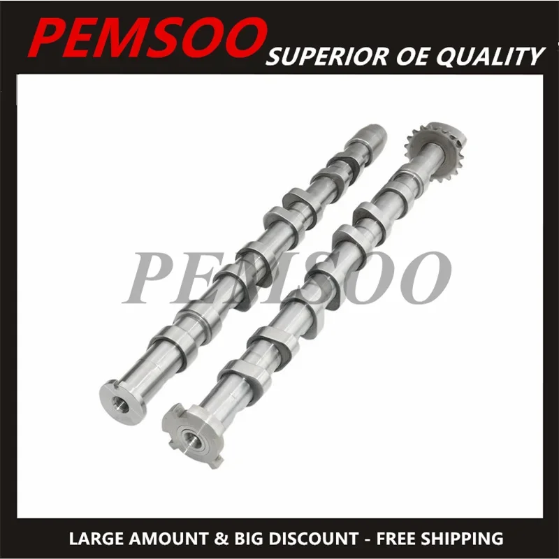 Exhaust Camshaft Set For Audi A3 A4 A6 VW Passat GTI GLI 2.0 TFSI OEM 06F109102B 06F109101B 06F109102J 06F109102E 647292 647293