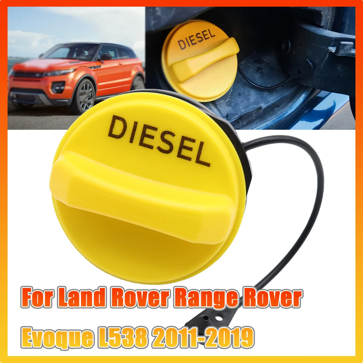 

LR053666 LR008077 Diesel Fuel Tank Filler Cap Accessories Car Replacement Parts For Land Rover Range Rover Evoque L538 2011-2019