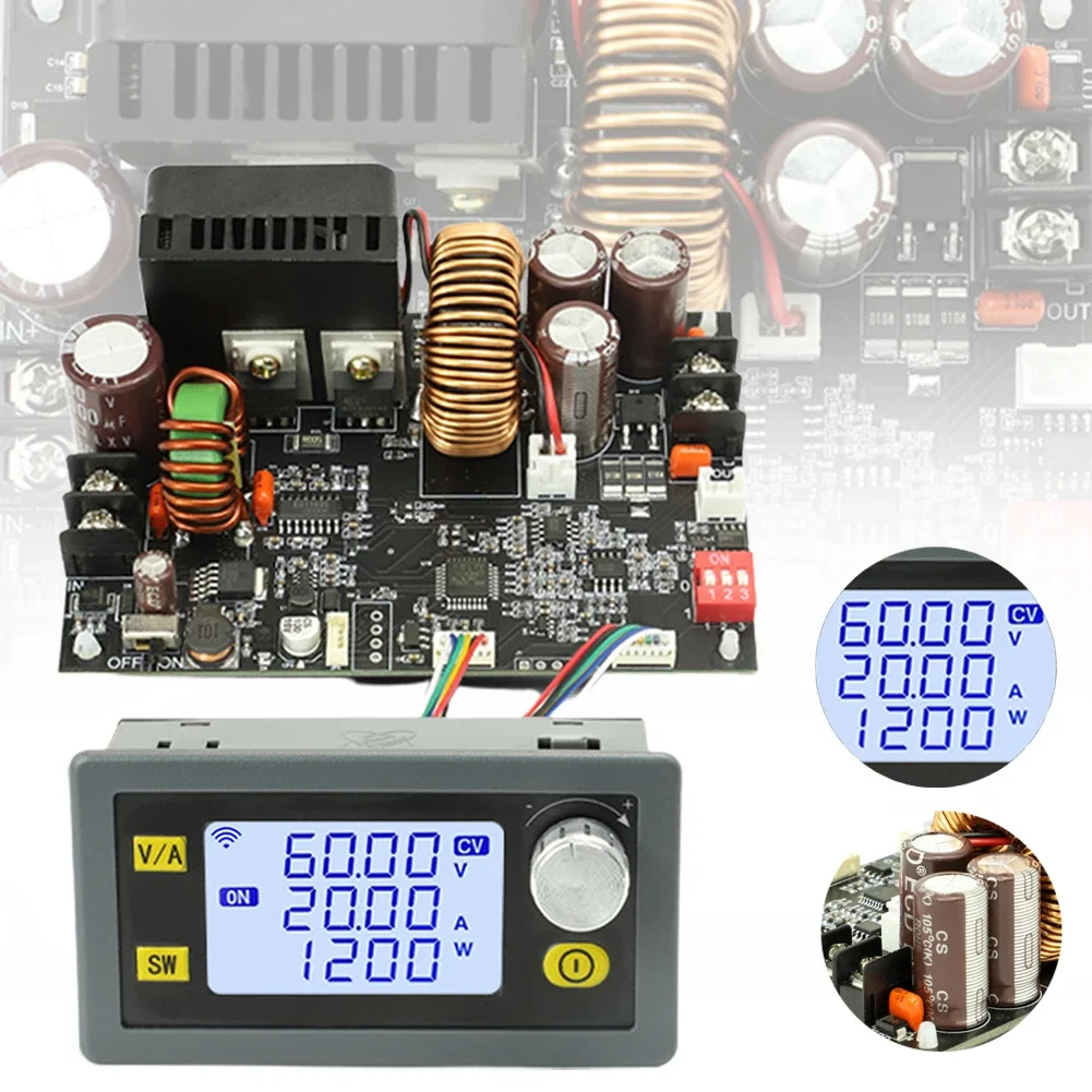Advanced Technology CNC Adjustable DC regulated power supply for CV CC 060V 20A1200W Stepdown Module Unleash the Power