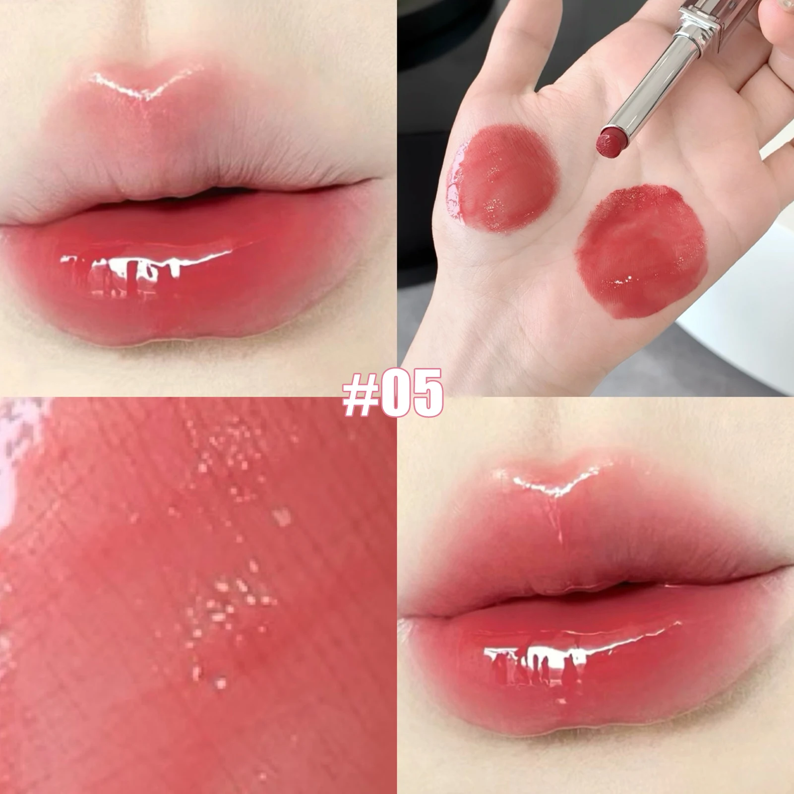 Frau helle Farben flüssiger Lippenstift feuchtigkeit spendend vollflächig revit alisie render Lippen balsam für den täglichen Gebrauch des Make-ups