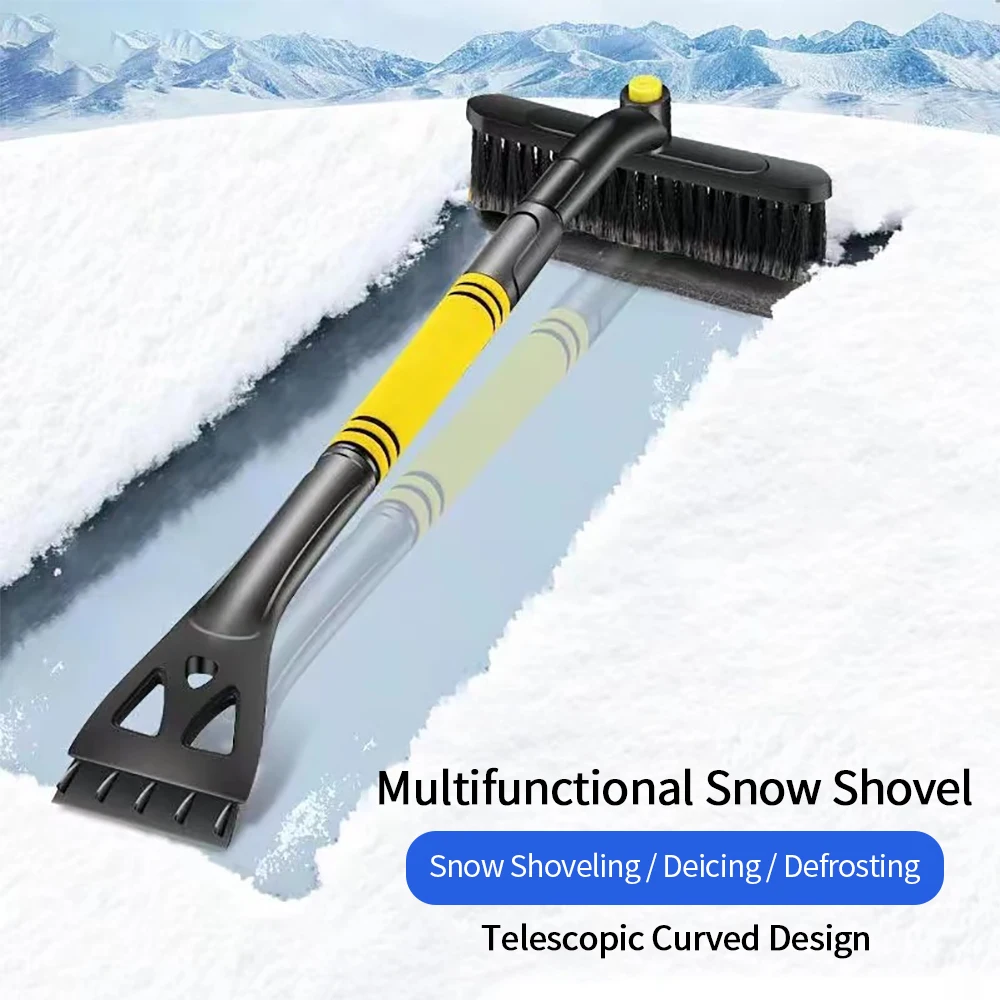 

Multifunctional Ice Scraper Winter Car Wash Accessories Snow Remover Auto Parts Snow Shovel Long Pole Deicing Sweeping Tool