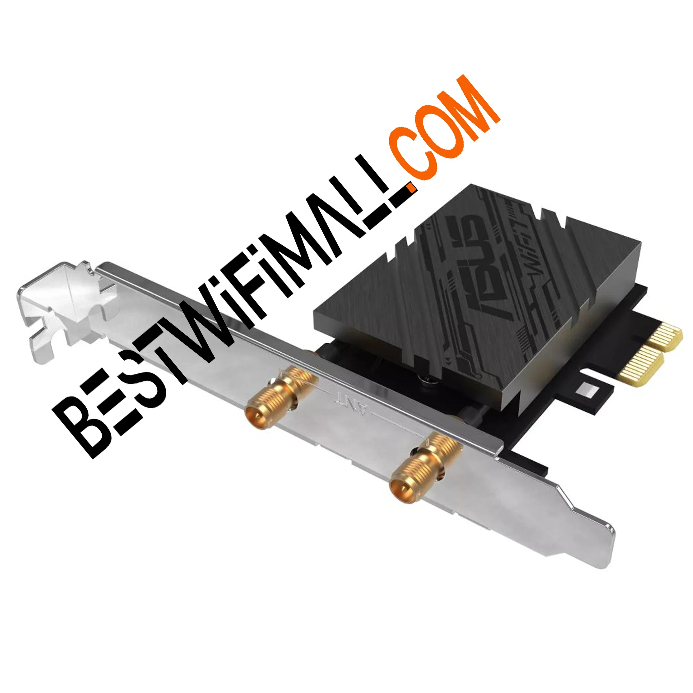 

ASUS PCE-BE90BT WiFi 7 PCI-E Adapter With 2 External Antennas, Supporting 6GHz Band, Bluetooth 5.4, WPA3 Network Security