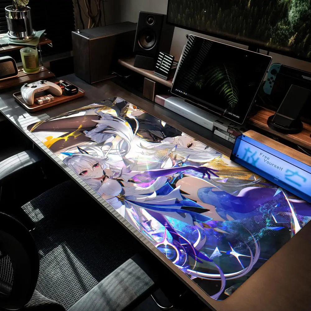

Skirk Genshin Impact Mouse Pad MouseMat XXL Computer Accessories Large Keyboard Laptop Table Pad The New Product Gamer Gaming
