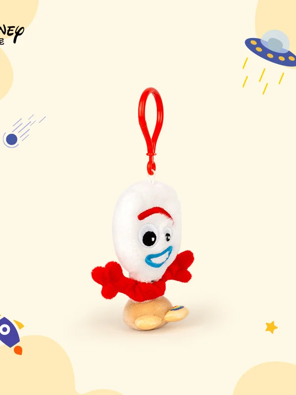 Disney toy story pixar pipoca pelúcia bonito boneca travesa chaveiro mochila pendurado corda decoração natal menino presente de aniversário