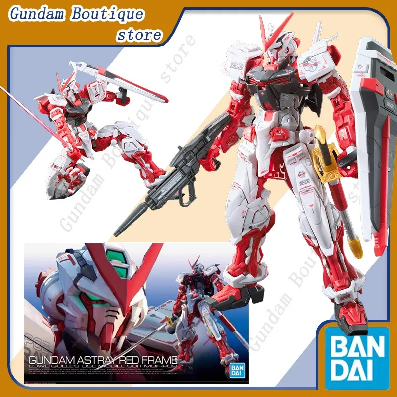 Bandai Genuine GUNDAM ASTRAY RED FRAME RG Anime Action Figure Periphery Collectible Assembly Model Toys Ornaments Gift Children