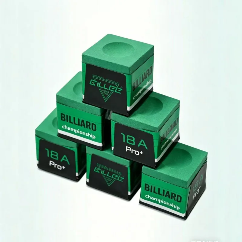 

18A Pool Snooker Chalk Billiard Chalk Blue/Green/Grey/Pink Color Professional Square Shape Billiards Chalk Accessories