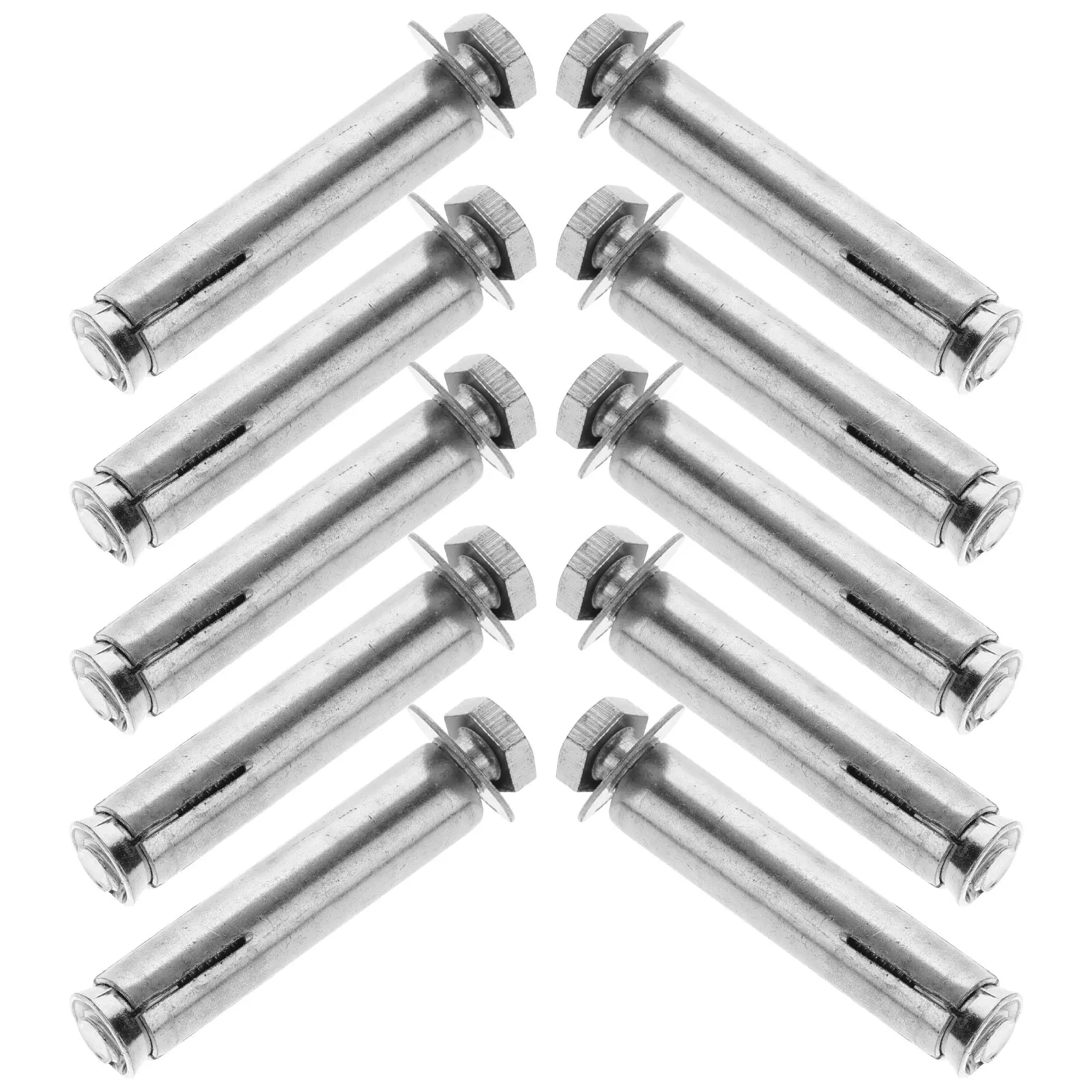 

10pcs Built Expansion Screw Replacement Expansion Bolts Hexagonal Heavy duty Fastening Stainless Steel Screws for Construction