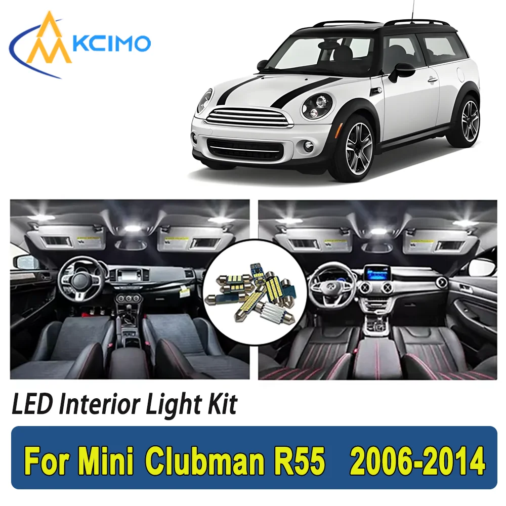 

New Light Bulb For Mini Clubman R55 (2006-2014) Premium Bright LED Interior Dome Map Trunk Light Kit Car Led Lamps Car LED Light