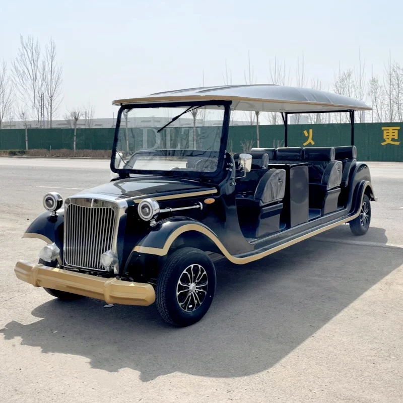 Hot-Selling European And American Vintage Travel Electric Sightseeing Car 6-Seater Classic Retro Vintage Car Made In China