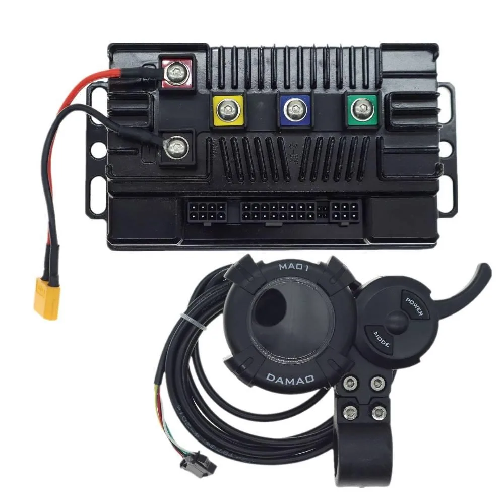 72V 60A Electric Bike Brushless Controller 4320W DC Motor Controller With Instrument For Two-Wheeler Electric Bike E-Scooter