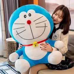 Original Kawaii Doraemon Plush Toy Stand By Me Cute Stuffed Plushie Doll Cartoon Cat Animal Sofa Bed Pillow Toy Baby Kids Gift