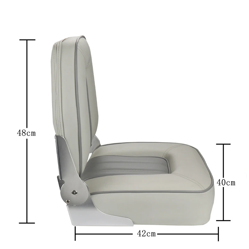 요트 의자 보트 액세서리용 접이식 해양 좌석, UV 방지, 방수 및 햇빛 방지 소프트 백
