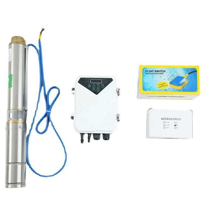 

48 72 96 V farmland irrigation small photovoltaic pumping pump DC brushless solar deep well