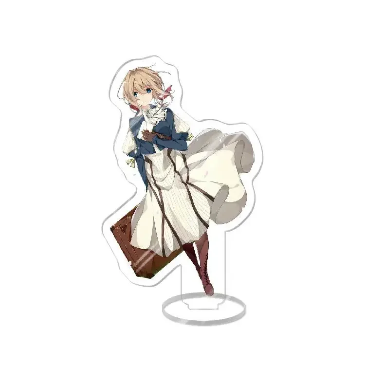 16CM Anime Violet Evergarden Acrylic Stand Model Toys Laser Figure Decoration Action Collectible Toy