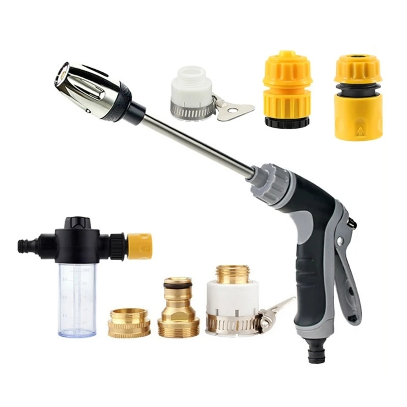 M68B Long Reach Foam Water Cannons with 360 Degree Rotating Nozzle For Deep Cleaning Window And Hard To Reach Area