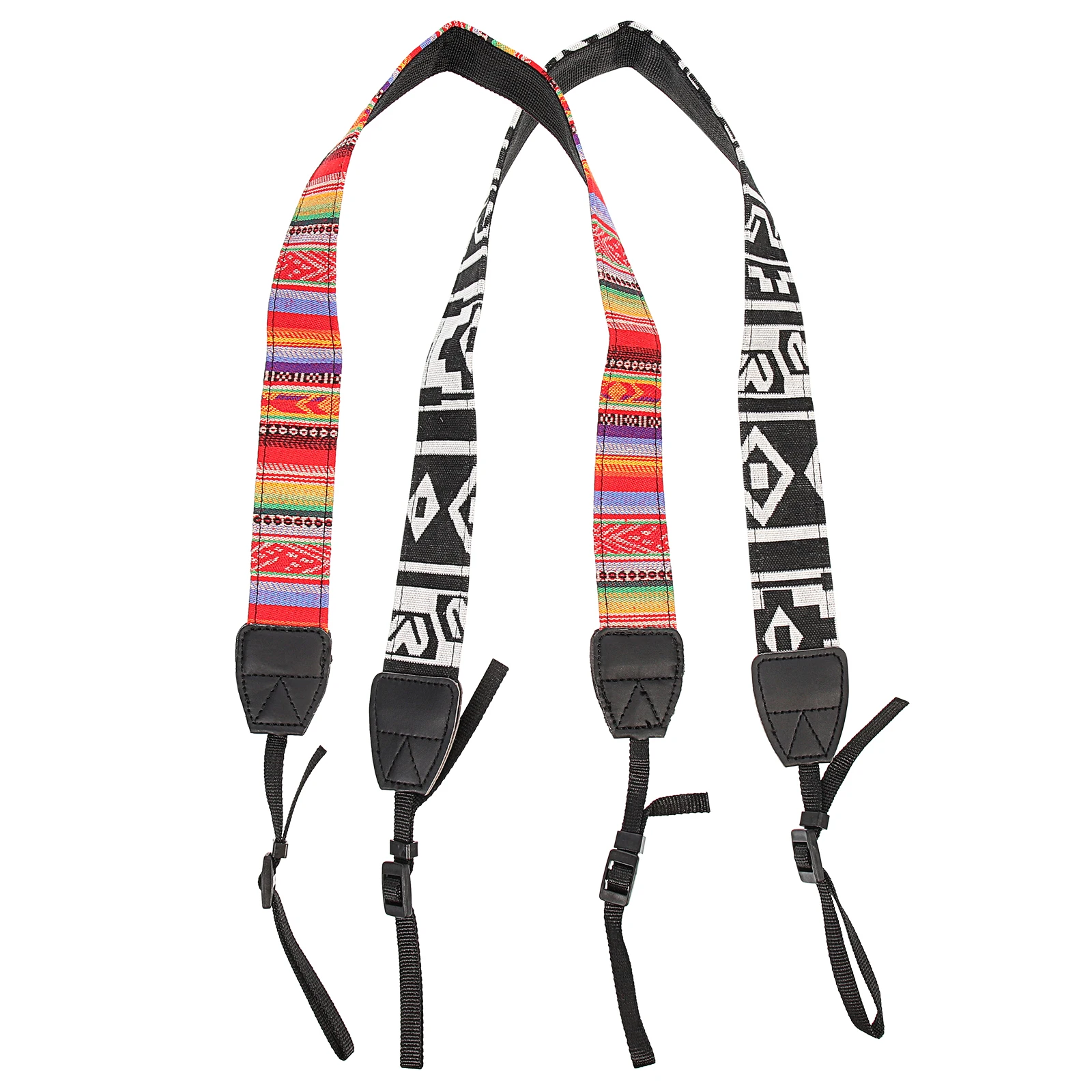 

2Pcs Adjustable Shoulder Strap Ethnic Camera Strap For Women Style for DSLR Women Soft Silk Material Lightweight Accessories