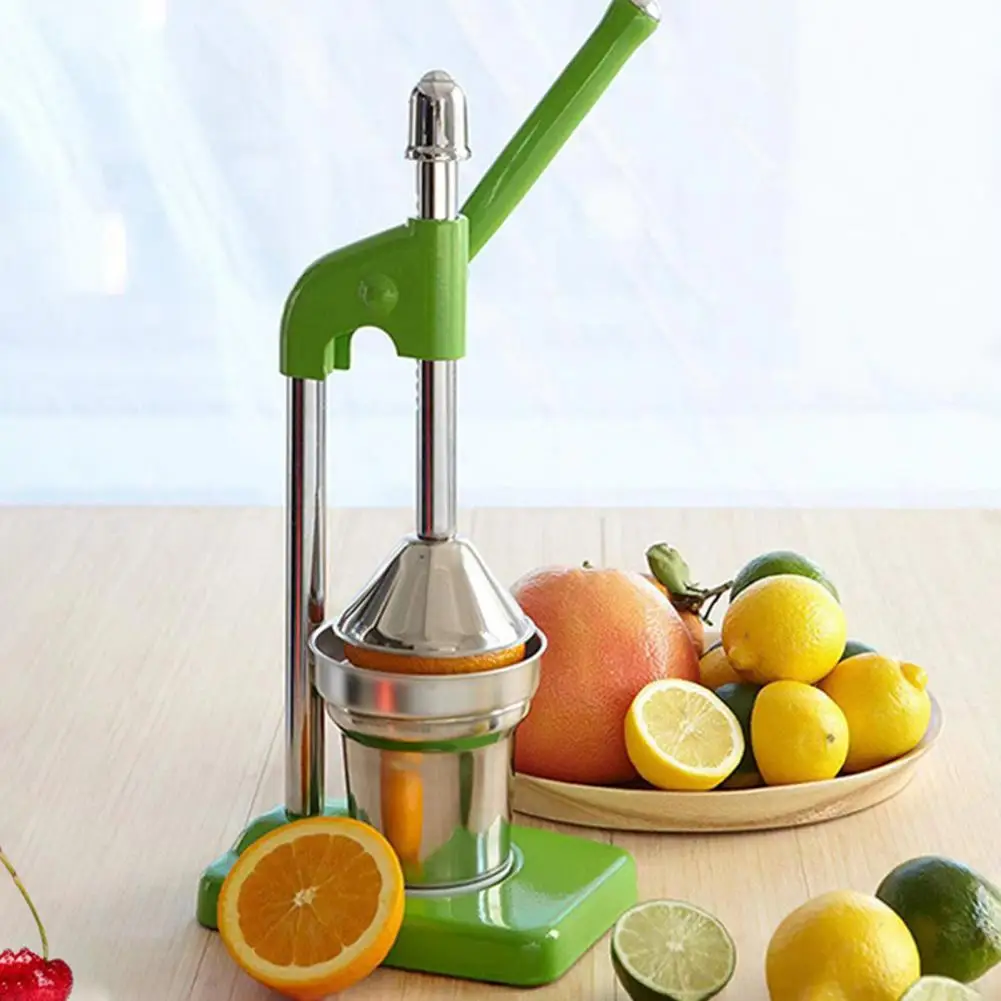 Citrus Fruit Juicer Heavy Duty Stainless Steel Citrus Juicer Efficient Press Pulp-free Handheld Juice Extractor for Kitchen Bar