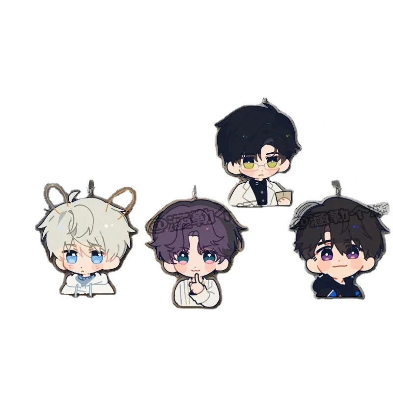 Anime jogo amor e espaço profundo kawaii cosplay telefone cordão zayne ralayo xavier mini corda lariat acrílico pingente decoração adereços presente