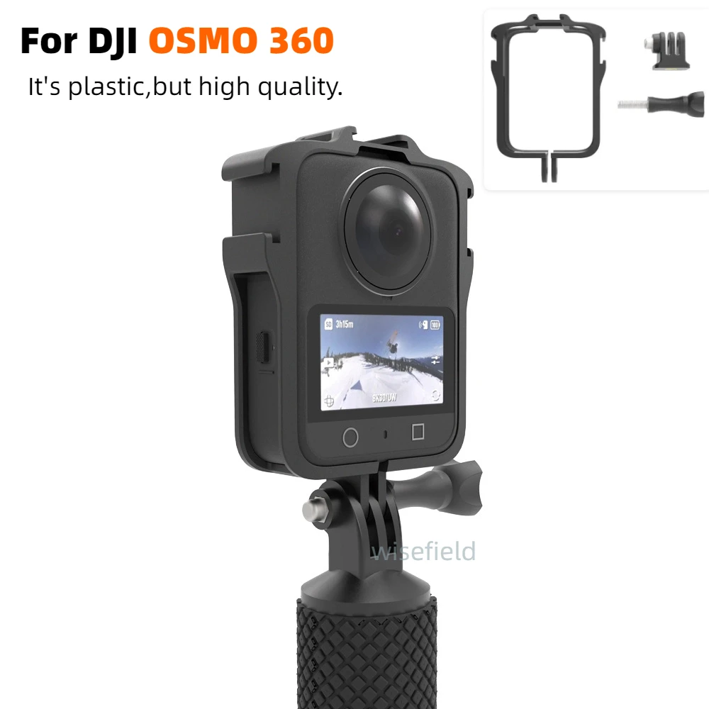 

Plastic Protective Frame with Mount Adapter for DJI OSMO 360 Panoramic Camera Protection Bezel Housing Case Cover