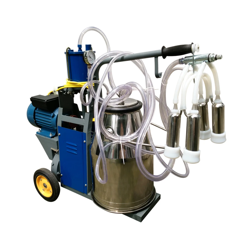 Portable Electric Milking Machine, Single Cow, High Efficiency, Dairy Farm Equipment, Best Quality Milk Extractor